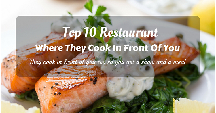 Top 10 Restaurant Where They Cook In Front Of You - TEPPANYAKI