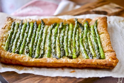 ASPARAGUS AND GRUYERE TART by Full Fork Ahead