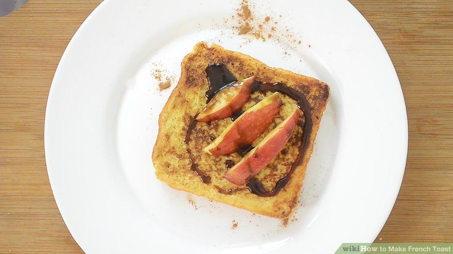 Make French Toast Step in Microwave via Wikihow