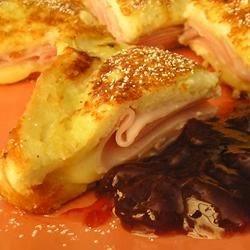 Monte Cristo Sandwich via All recipes
