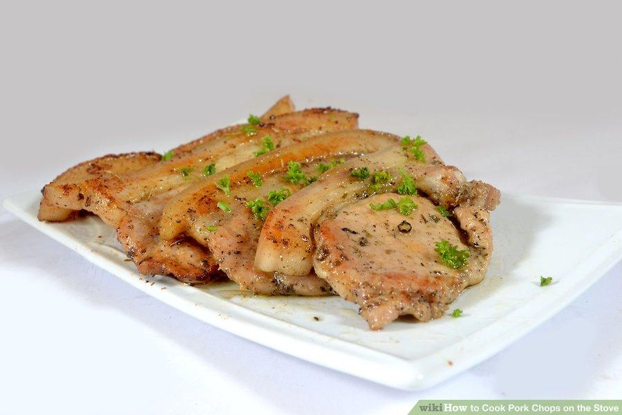 Braised Pork Chops via Wikihow
