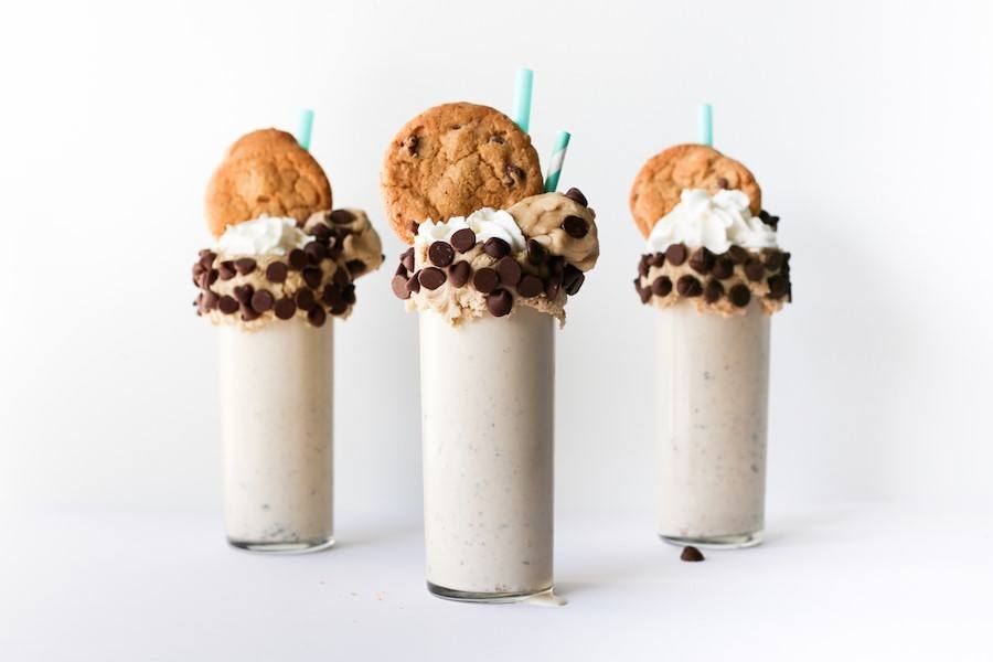 Chocolate Chip Cookie Shake via Salty Canary