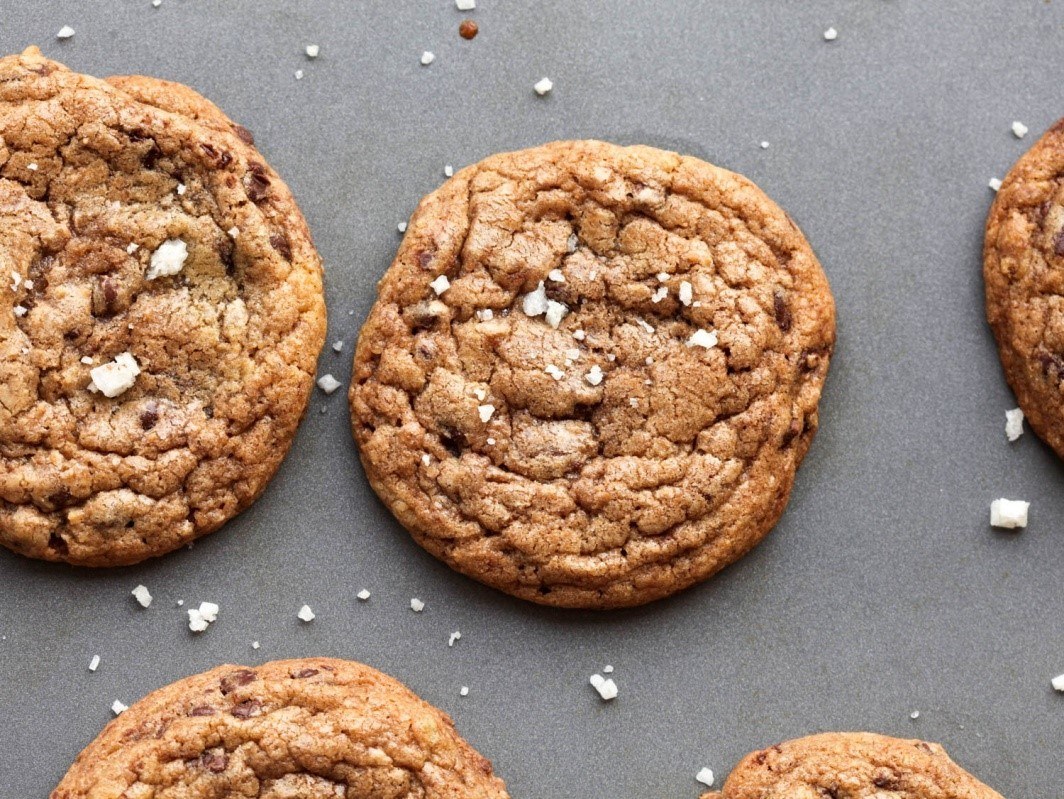 Crispy & Crunchy Chocolate Chip Cookies via Taste