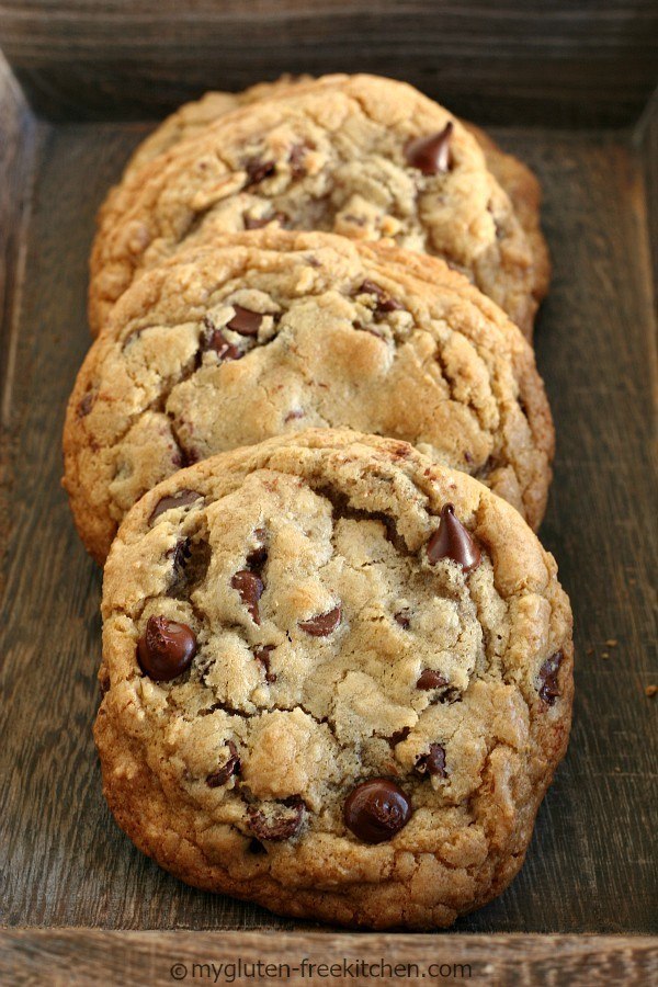 Gluten-free Chocolate Chip Cookies via My Gluten-free Kitchen