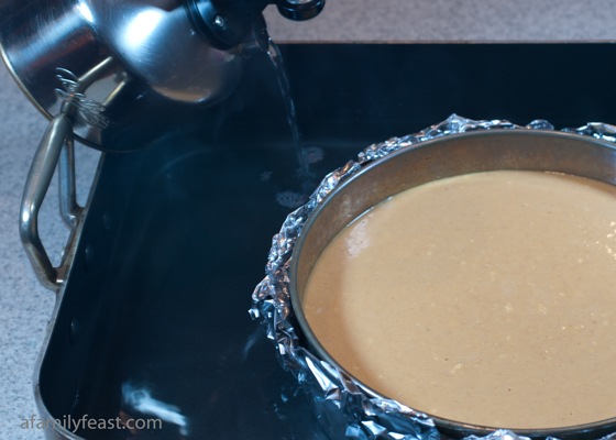 HOW TO BAKE CHEESECAKE USING A WATER BATH via A Family Fest