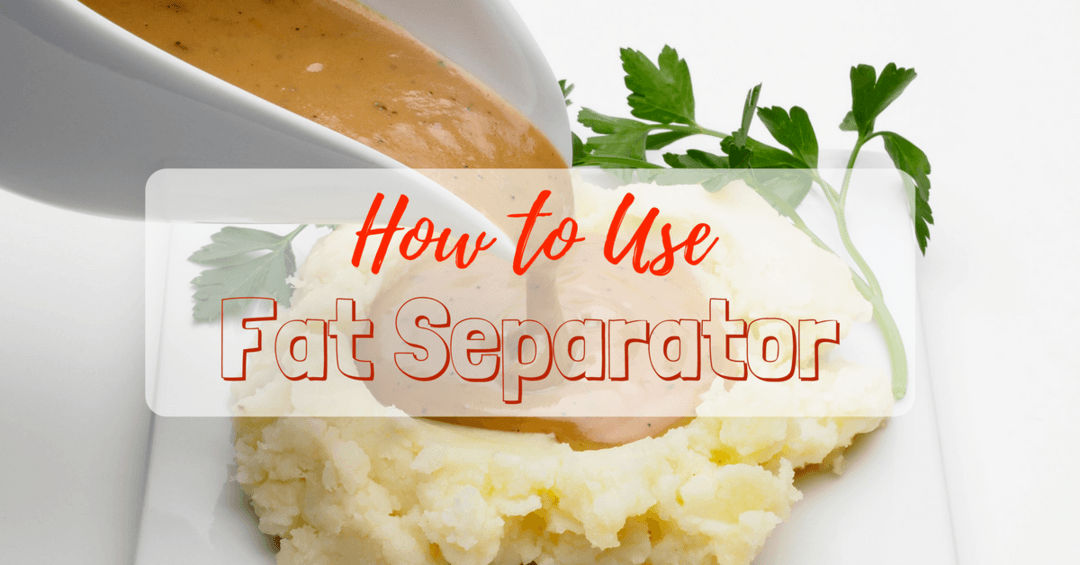 Here’s a Complete Guide on How to Use a Fat Separator