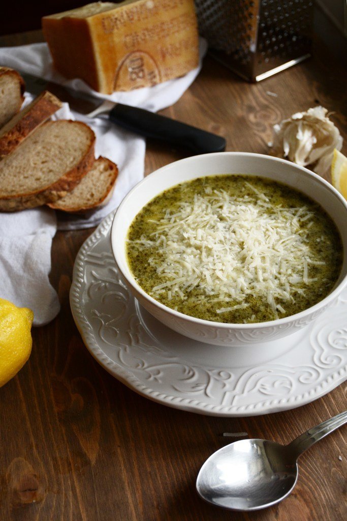 Kale Chickpea Soup via Port and Fin