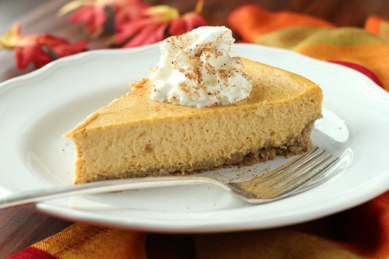  Pumpkin Cheesecake via Food