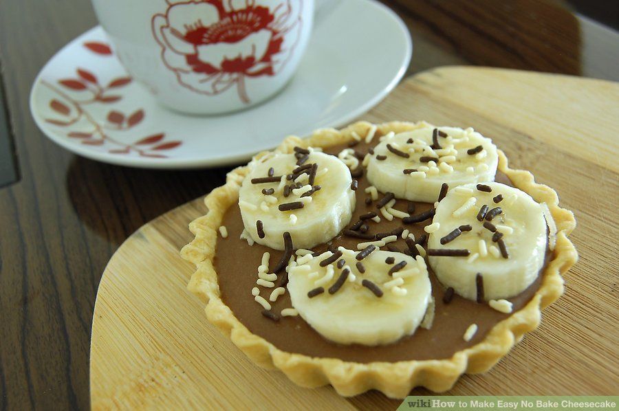 Chocolate No Bake Cheesecake via Wikihow