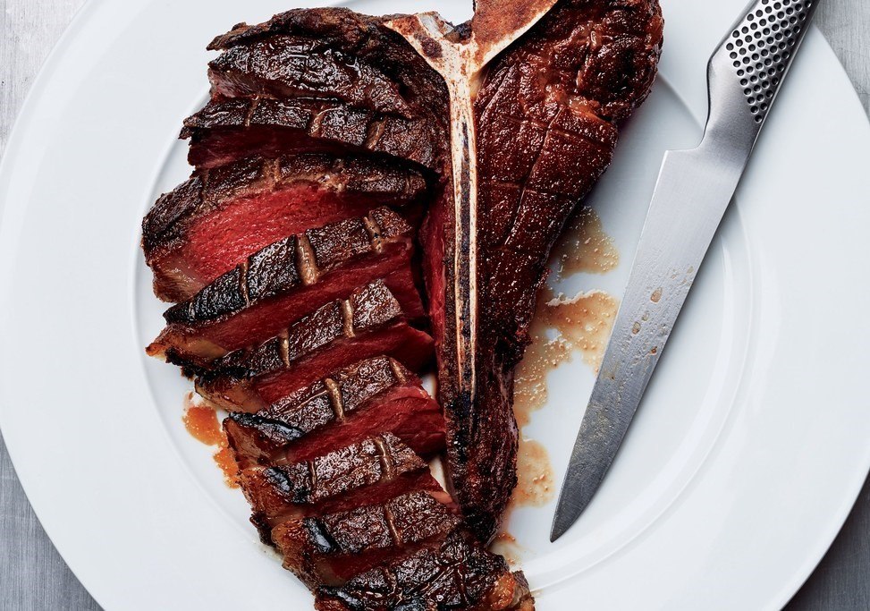 Slow roasted, Twice-Fried Porterhouse Steak via bonappetit
