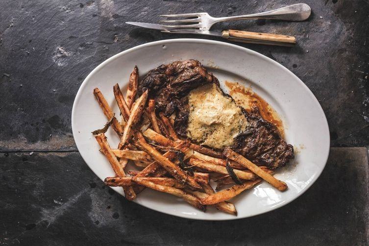  Steak with Mustard Butter via Food52