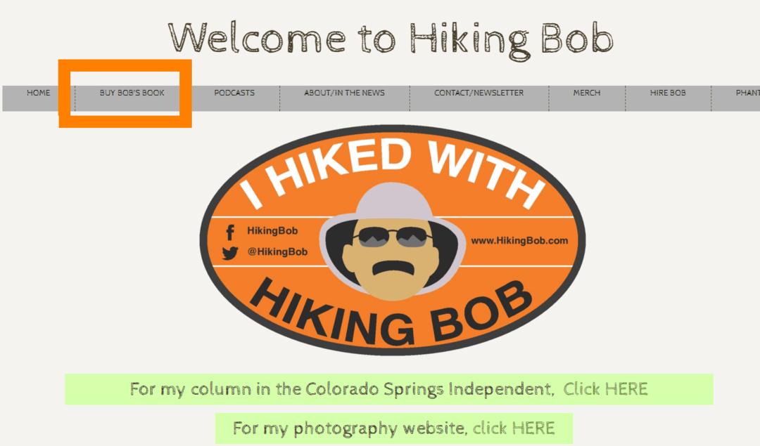 hiking bob