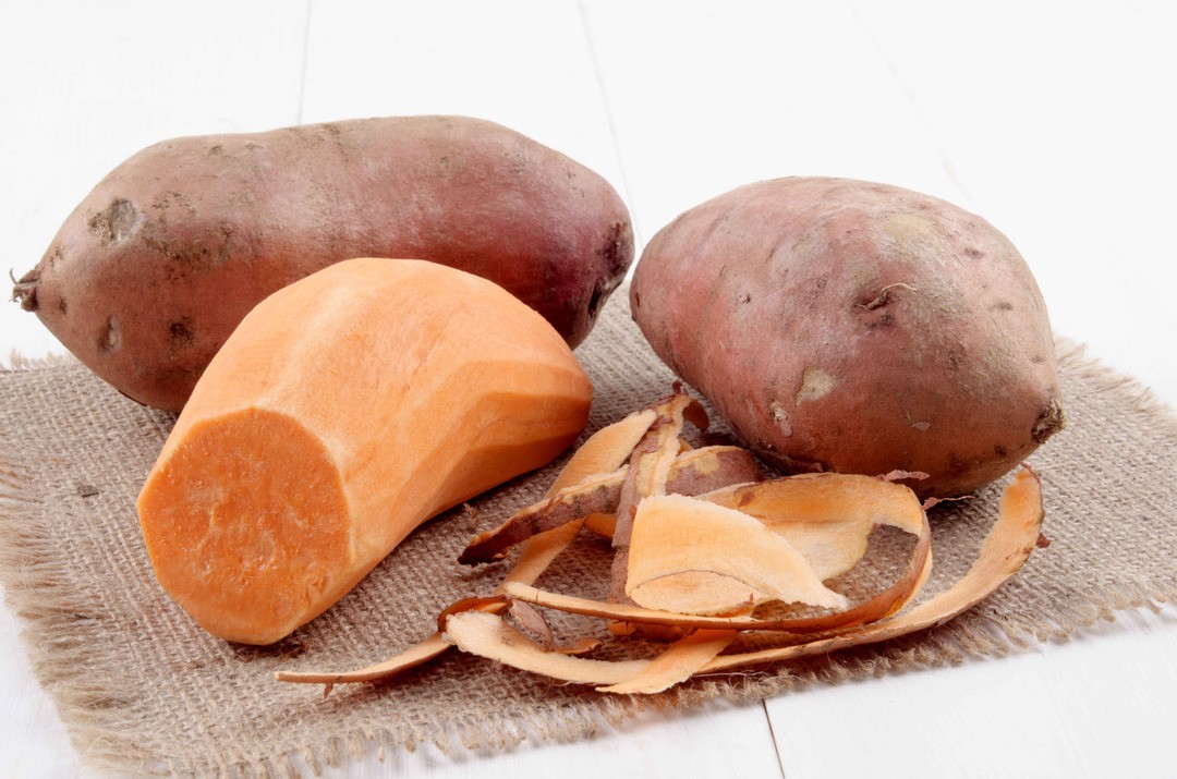 Peeled Sweet Potatoes