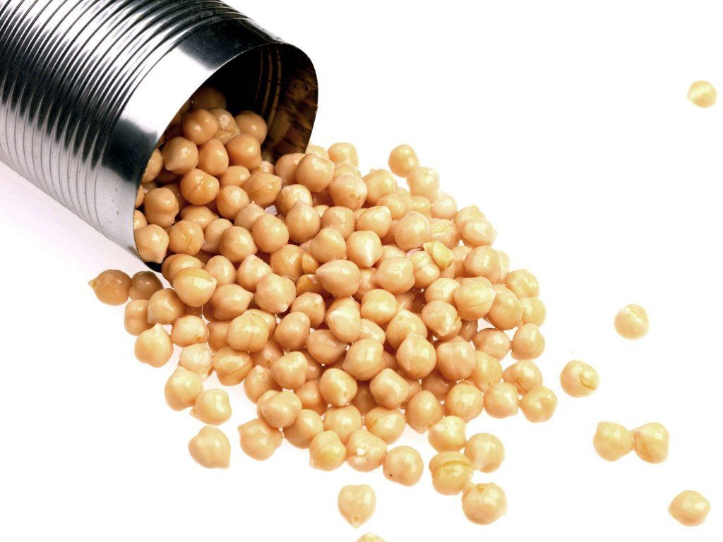 Canned Chickpeas Are Stored