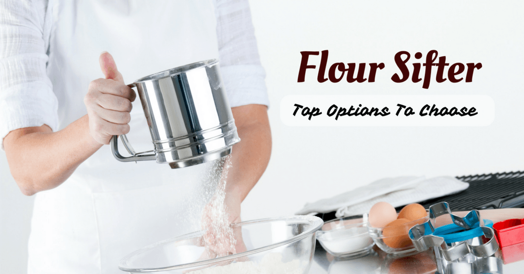 Baking Hand Crank Flour Icing Sugar Sifter ZHER-LU Flour Sifter Wire Agitator,Cup Flour Sifter Stainless Steel