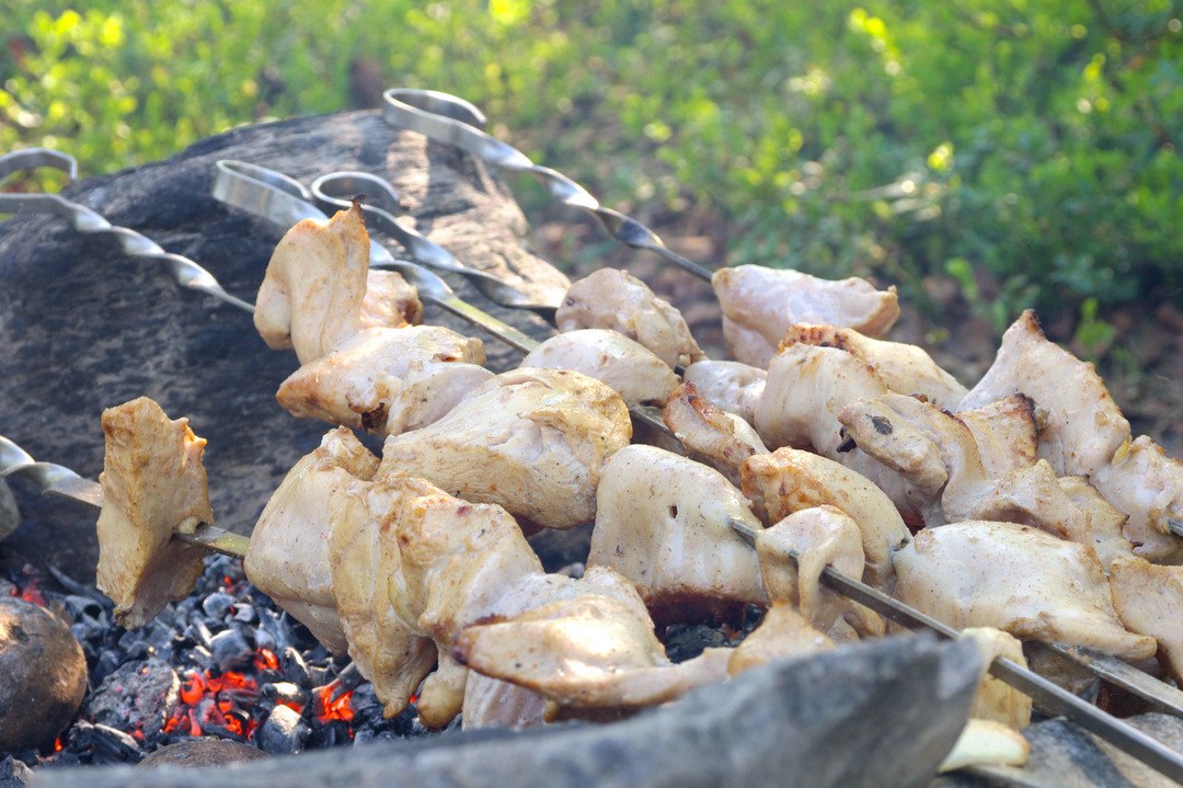 Chicken Oyster BBQ Style